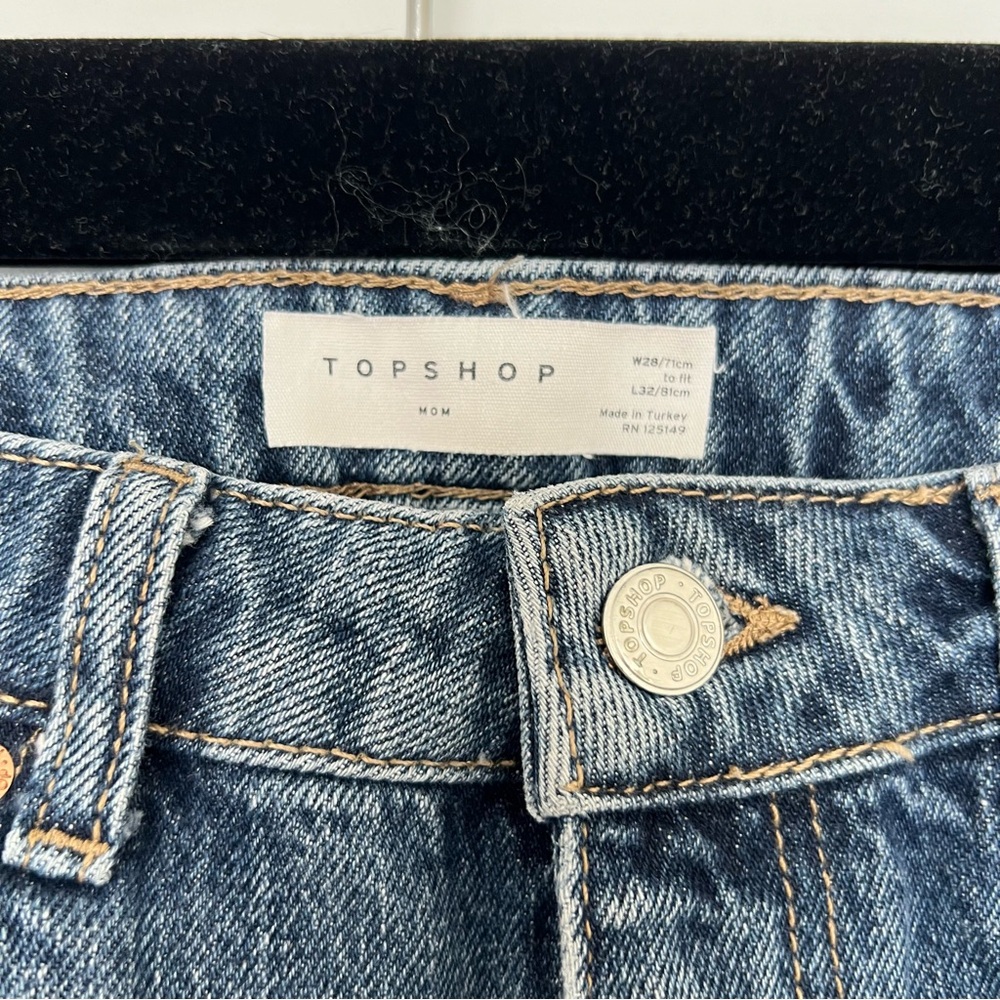 Topshop Blue Women's Jeans - Picture 8 of 12